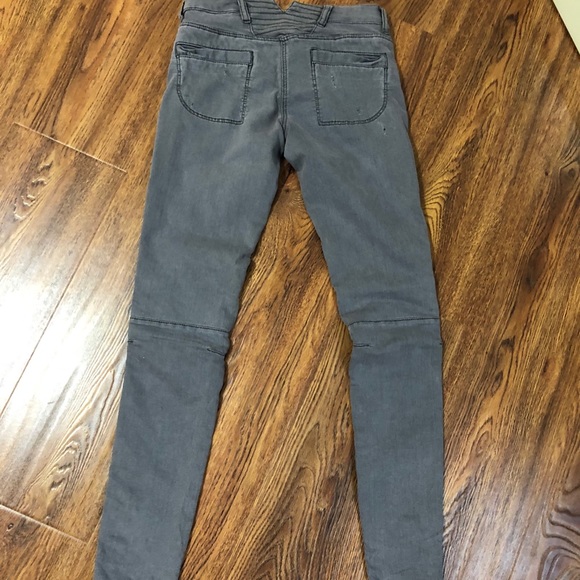 Topshop Motorcycle Skinny Jeans - Picture 2 of 3